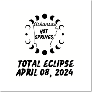 Arkansas Total Solar Eclipse 2024 Posters and Art